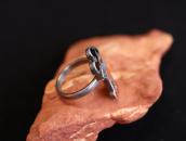 OLDPAWN Zuni Chip Inlay 『Mickey』 Silver Ring  c.1980