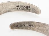 【GARDEN OF THE GODS】Atq Stamped CoinSilver Small Cuff c.1930