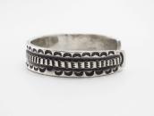 Atq Navajo Chiseled & Stamped Heavy IngotSilver Cuff c.1920～