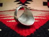 Vintage Silver Ring with Oval Turquoise  c.1940～