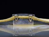 Antique Navajo Stamped Silver Pill Box Top Necklace  c.1940～