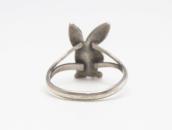 OLDPAWN Zuni Chip Inlay 『Playboy rabbit』 Silver Ring c.1980～