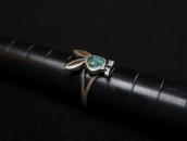 OLDPAWN Zuni Chip Inlay 『Playboy rabbit』 Silver Ring c.1980～