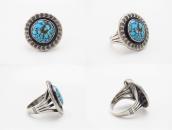 Antique Navajo Gem No.8 Turquoise Ring in Silver c.1935～