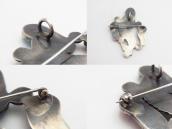 【Dan Simplicio】 Vtg Coral & Turquoise Pin & Pendant  c.1950～