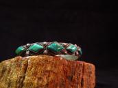 Antique Stamped Ingot Silver Cuff w/5TQ c.1920～