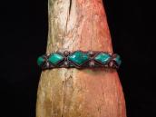 Antique Stamped Ingot Silver Cuff w/5TQ c.1920～