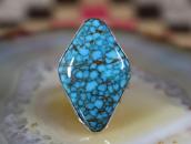 Vintage Navajo High Grade Nevada Blue Turquoise Ring c.1930～