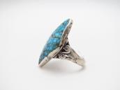 Vintage Navajo High Grade Nevada Blue Turquoise Ring c.1930～