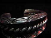 Vintage Ingot Triangle & Twistedwire Cuff  c.1940～