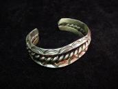 Vintage Ingot Triangle & Twistedwire Cuff  c.1940～