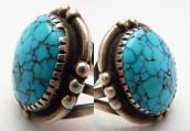 Vintage Ring with High Grade #8 Turquoise c.1940～