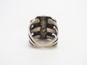 Antique Navajo Split Shank Men's Ring w/Turquoise  c.1920