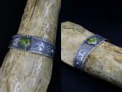 Antique Navajo T-birds & 卍 Stamped Ingot Silver Cuff c.1920～