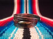 Antique Whirling Log 卍 patched Cuff  c.1920～