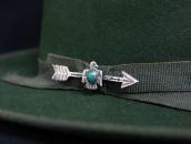 Antique Stamped Arrow & Thunderbird Shape Silver Pin c.1930～