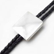 【Chester J Nez】OLD Navajo Hollow Box Clasp Bolo c.1985～