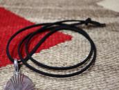 【Thomas Curtis】Navajo Cross Stamped Teardrop Fob Necklace