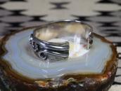 Vtg Pueblo or Navajo Gem Godber Turquoise Row Cuff  c.1955～