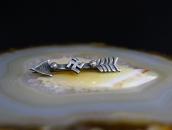 Antique Navajo Small Arrow & 卍 Shape Coin Silver Pin c.1930