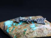 Antique Navajo Small Arrow & 卍 Shape Coin Silver Pin c.1930