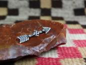 Antique Navajo Small Arrow & 卍 Shape Coin Silver Pin c.1930
