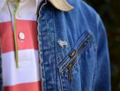 Attr.to【Ganscraft】Stamped "Glacier Park Goat" Pin c.1930～