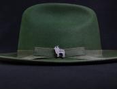 Attr.to【Ganscraft】Stamped "Glacier Park Goat" Pin c.1930～