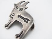 Attr.to【Ganscraft】Stamped "Glacier Park Goat" Pin c.1930～