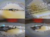 Atq Zuni or Navajo Turtle Top w/Turquoise Necklace  c.1930～