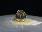 Atq Navajo T-bird Applique & 卍Stamped Cigar Band Ring c.1930