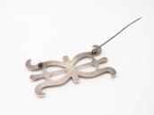 Attributed to【NAVAJO GUILD】Vintage Casted Silver Pin c.1940～