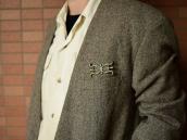 Attributed to【NAVAJO GUILD】Vintage Casted Silver Pin c.1940～