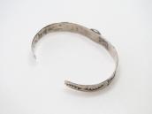 Atq Stamped T-birds Applique w/Green Turquoise Cuff  c.1930～