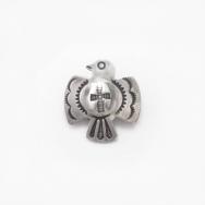 Atq Navajo『ON BOOK』T-bird Shape Silver Small Pin c.1930