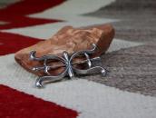 Attributed to【NAVAJO GUILD】Vintage Casted Silver Pin c.1940～