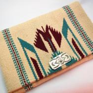 Antique Chimayo Purse w/卍 Thunderbird Concho c.1930