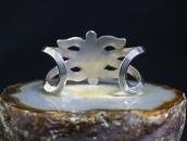 Vintage Navajo Casted Silver Cuff w/Gem Turquoise c.1950～