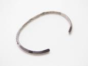 Atq Lightning Arrows Stamped Narrow Trianglewire Cuff c.1930