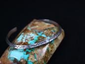 Atq Lightning Arrows Stamped Narrow Trianglewire Cuff c.1930