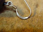 OLDPAWN Stamped Silver Bead Pierced Earrings