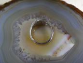Vintage Hopi or Navajo Silver Overlay Elk Seal Ring  c.1950