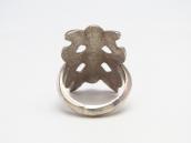 Old Navajo Sand Casted "Ketoh Style" Silver Ring  c.1980～