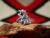Old Navajo Sand Casted "Ketoh Style" Silver Ring  c.1980～