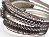 Vintage High Grade Lone Mt. Turquoise Cluster Cuff  c.1940～