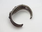 Vintage High Grade Lone Mt. Turquoise Cluster Cuff  c.1940～