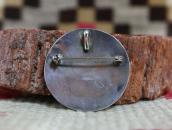 Vintage Hopi or Navajo Elk/Antelop Overlay Pin & Top  c.1950