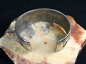 【NAVAJO GUILD】Vintage Stamped Silver Overlay Cuff c.1950～