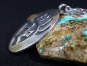 【Lawrence Saufkie】Hopi Bear Paw Overlay Top Necklace c.1980～