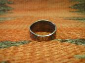 Antique Navajo Arrows Stamped Ingot Silver Ring  c.1920～